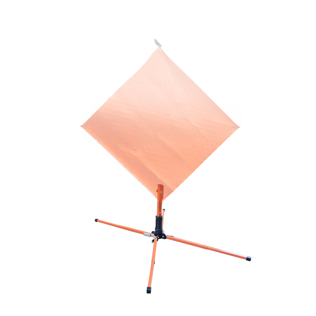 Portable Roll-Up Sign Stand with TPU Spring System | Adjustable Height & Easy Setup | Durable & Stable for Roadwork, Construction Zones, and Traffic Control