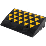 6Inch Heavy Duty Rubber Curb Ramp with Yellow Reflector