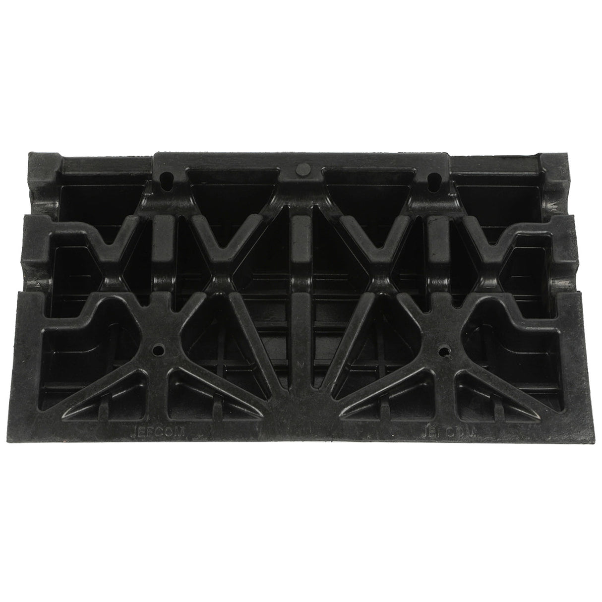 6Inch Heavy Duty Rubber Curb Ramp with Yellow Reflector