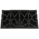 6Inch Heavy Duty Rubber Curb Ramp with Yellow Reflector