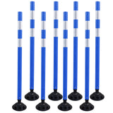 Flexible Surface Mount Delineator Post - Durable Traffic Safety Post for Parking Lots, Construction Zones, and Roadway Marking - Easy to Install, High Visibility, Impact-Resistant