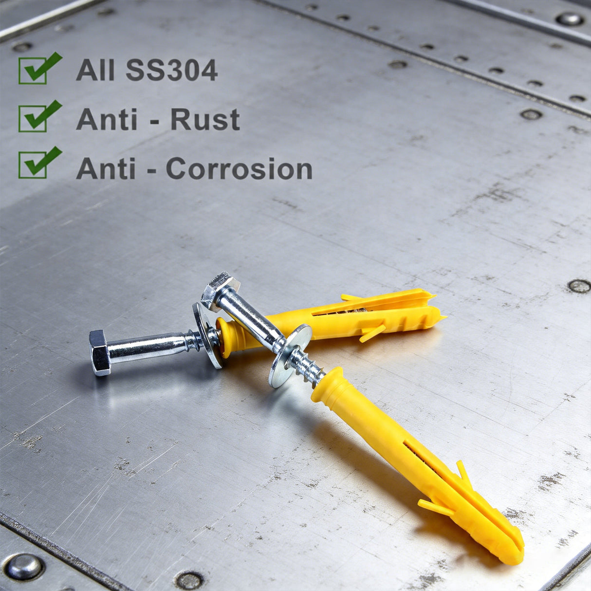 8PCS Install Fittings for Groud - side angle