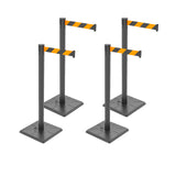 10ft Retractable Belt Stanchion Barrier - close-up detail