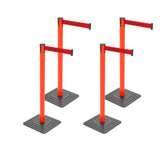 10ft Retractable Belt Stanchion Barrier - close-up detail