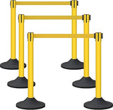 Plastic Retractable Stanchion with 10 ft Black Belt