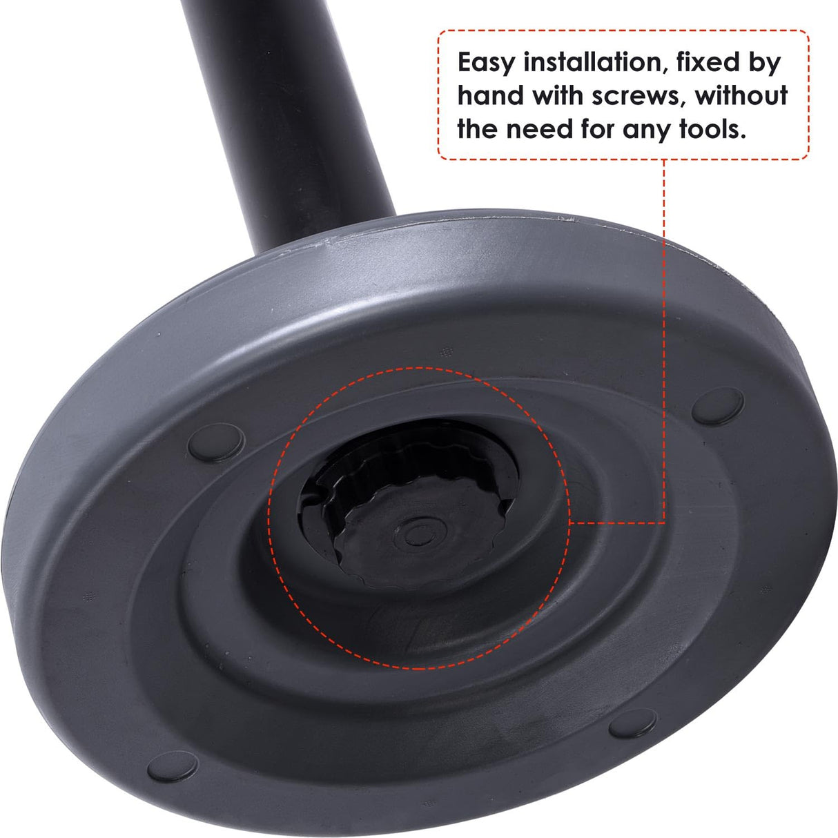 Plastic Retractable Stanchion with 10 ft Black Belt