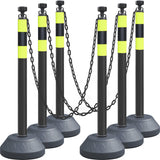 Delineator Post With Chain 6PCS