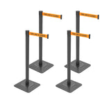 10ft Retractable Belt Stanchion Barrier - close-up detail