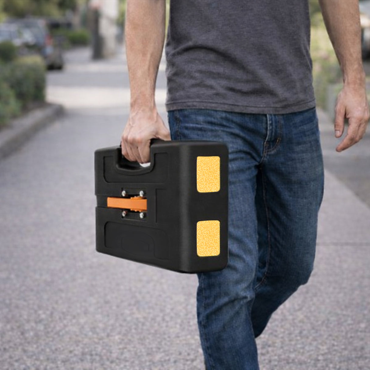 Rubber Base Roll-Up Sign Stand