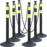 Delineator Post With Chain 6PCS