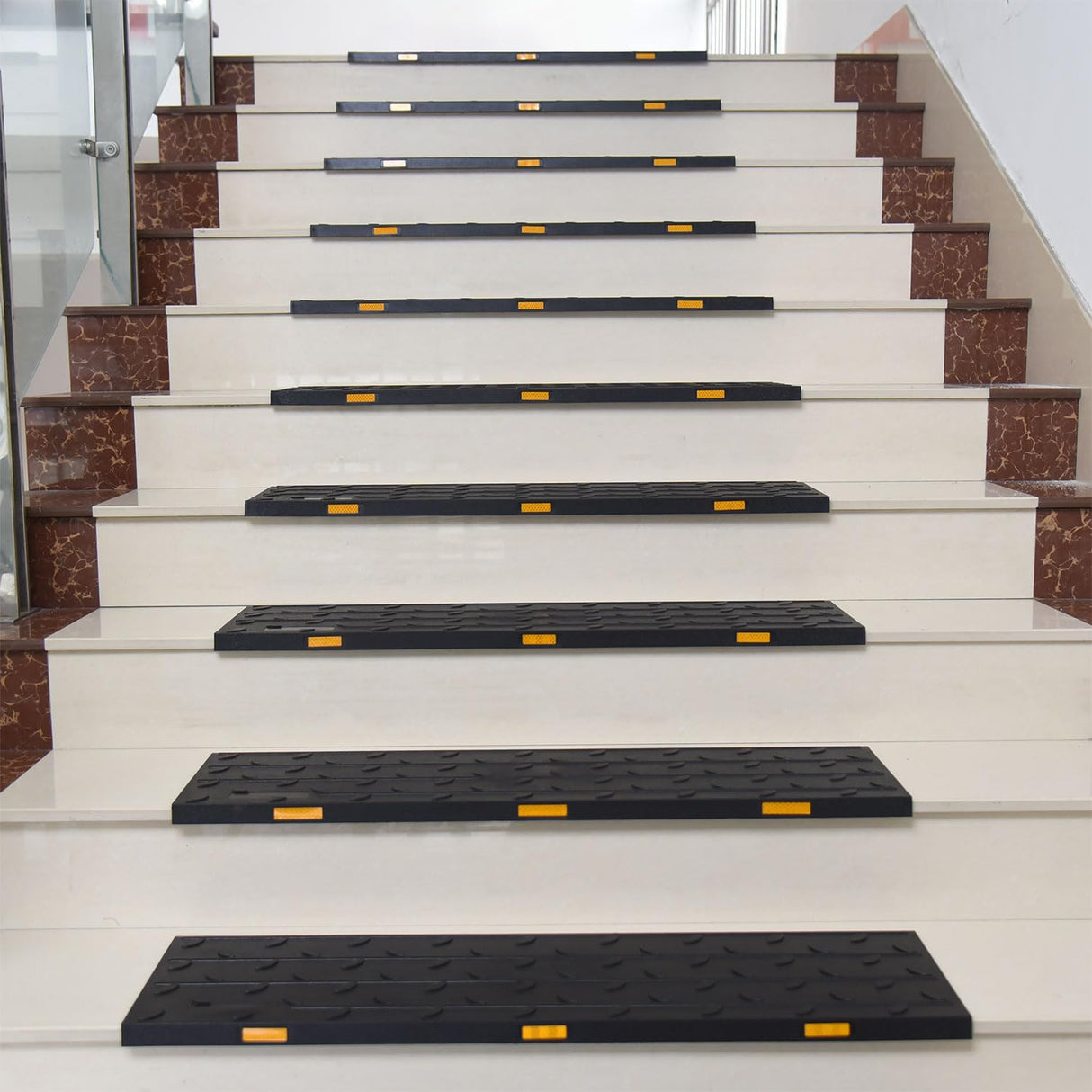 Rubber stair treads