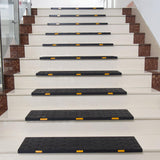 Rubber stair treads