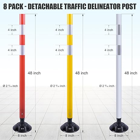Flexible Surface Mount Delineator Post