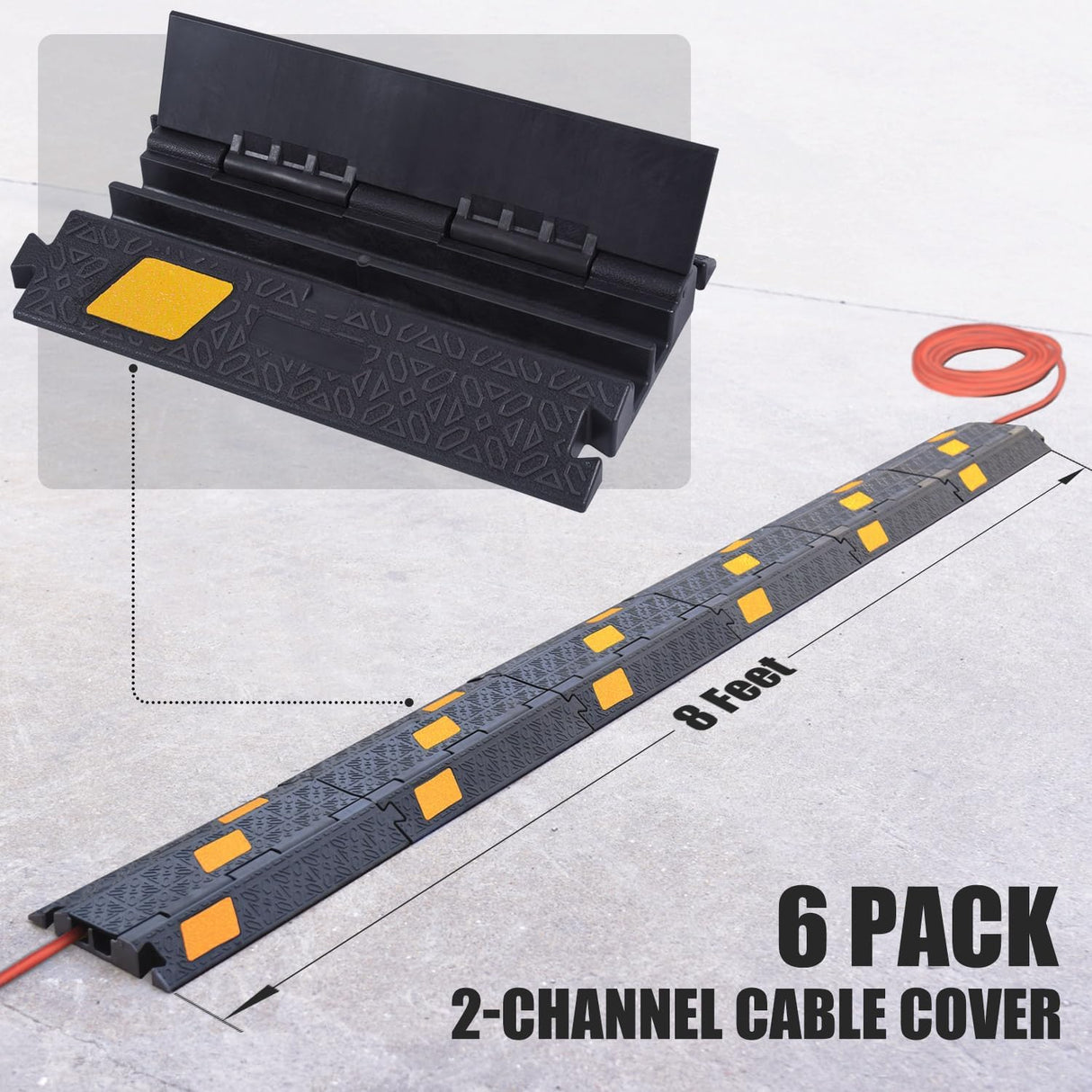 Rubber Cable Protector Ramp