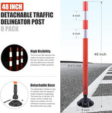 Flexible Surface Mount Delineator Post