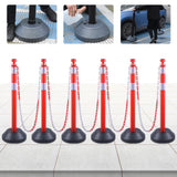 Delineator Post With Chain 6PCS