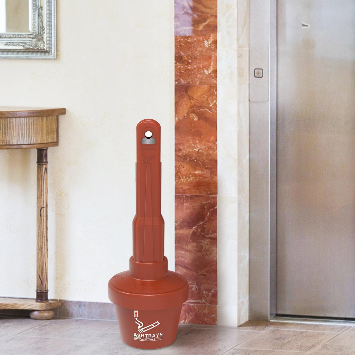 Outdoor AshTray Cigarette Butt Receptacle Disposal