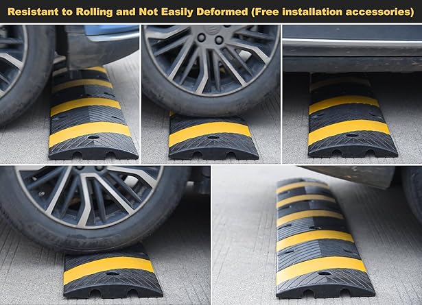 Heavy Rubber Speed Bump Hump