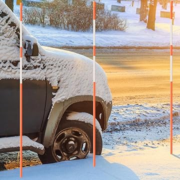 48Inch Fiberglass Snow Stakes