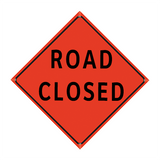 36" Reflective Orange Vinyl Roll-Up Sign