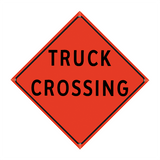 36" Reflective Orange Vinyl Roll-Up Sign