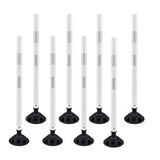 Flexible Surface Mount Delineator Post - Durable Traffic Safety Post for Parking Lots, Construction Zones, and Roadway Marking - Easy to Install, High Visibility, Impact-Resistant