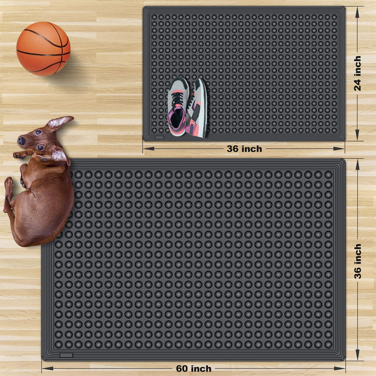Rubber Dubble Anti-Fatigue Workplace  Mat