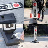 Valet Parking Sign with Water Filled Base