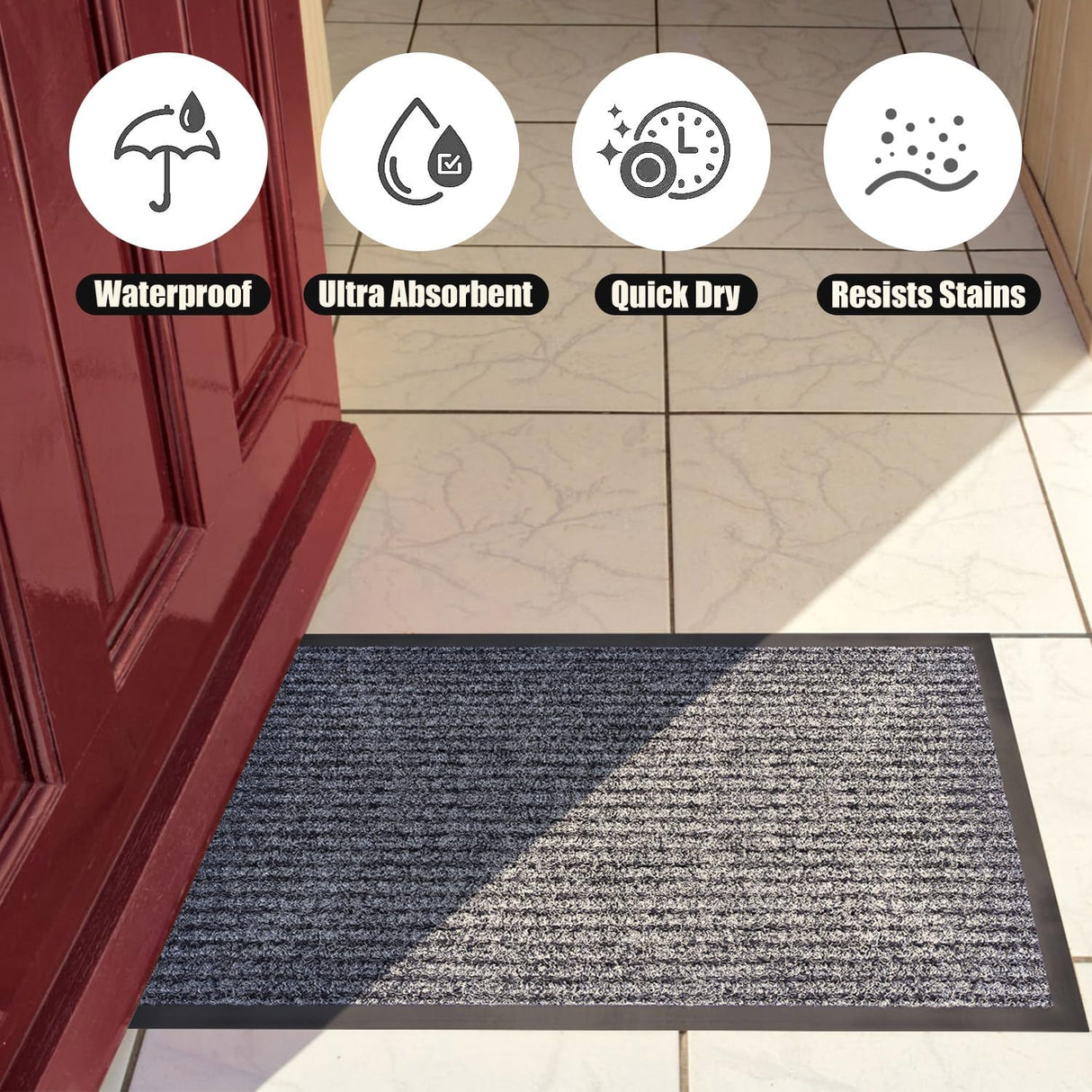 Brush Step Entrance Mat