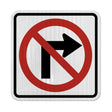 Do Not Turn Right Sign-8