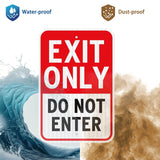 Exit Only Do Not Enter Sign-3