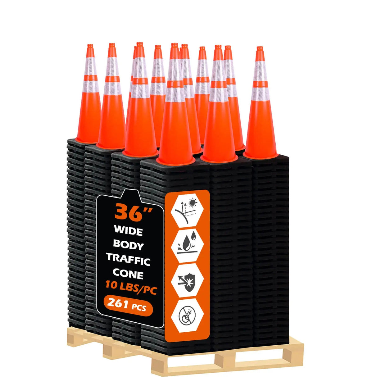 Slim Body MUTCD Traffic Cone