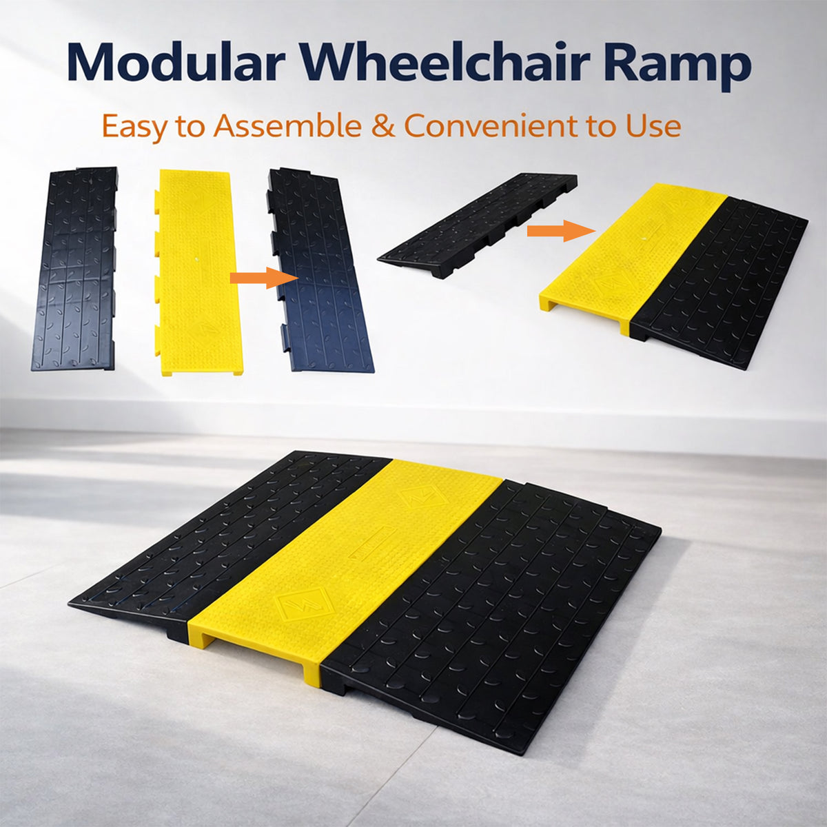 Bridge Protection Ramps Threshold Bridge Ramp for Wheelchairs and Cable Protection – OranLite