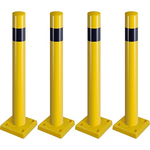 SpringBack Safety Bollard - 4 Pack (36"/42" H, 4" D)