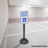 Portable Sign Holder with Water-Filled Base