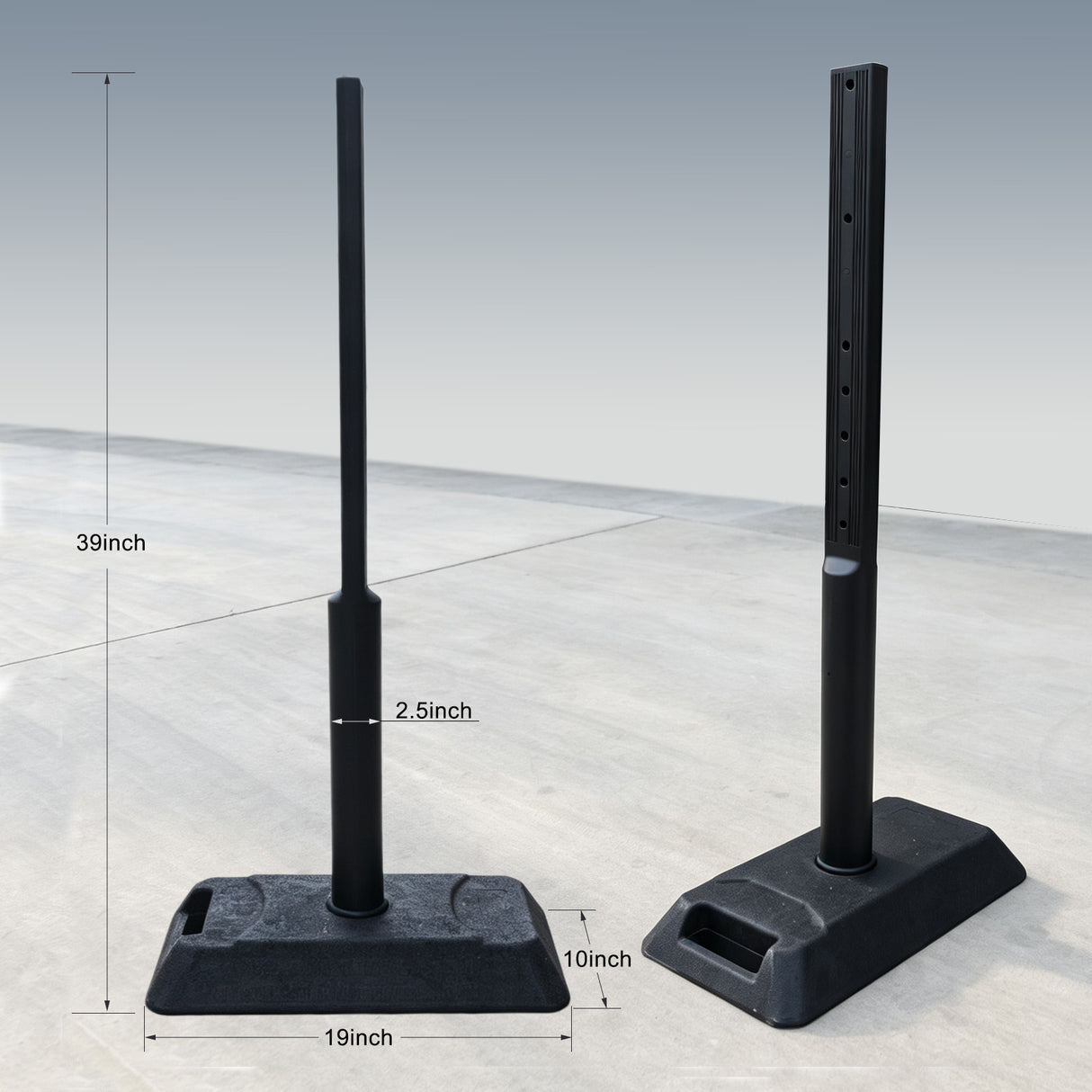 2 PCS Portable Sign Holder with Rubber Base
