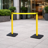 10ft Retractable Belt Stanchion Barrier - product dimensions