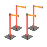 10ft Retractable Belt Stanchion Barrier - with accessories
