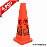 28Inch Orange NO PARKING Safety Caution Cone - 6PCS