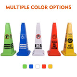 Heavy Duty 4-Sided Message Cone, Weather-Resistant for Outdoor Safety & Event Management
