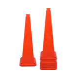 28/36Inch 4-Sided Message Cone, No Printing 6PCS