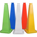 28/36Inch 4-Sided Message Cone, No Printing 6PCS