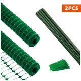 Mesh Fence with Stakes and Zip Ties 40lnchx200Ft