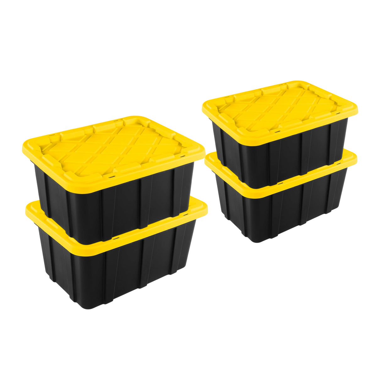 4PCS Storage Bins with Lids