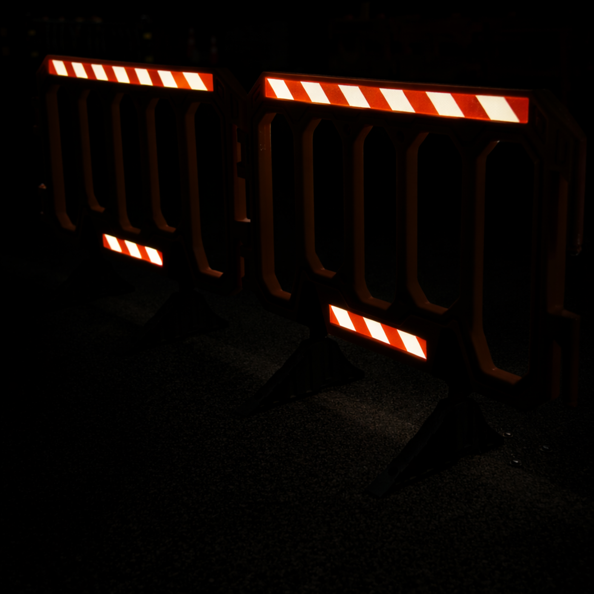 60Inch Orange Crowd Control Barrier