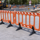 60Inch Orange Crowd Control Barrier