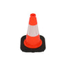 Heavy-Duty Traffic Cones 12/18/28/36 Inch, PVC Safety Cone with Reflective Stripe