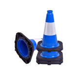 Heavy-Duty Traffic Cones 12/18/28/36 Inch, PVC Safety Cone with Reflective Stripe