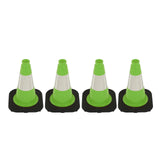 Heavy-Duty Traffic Cones 12/18/28/36 Inch, PVC Safety Cone with Reflective Stripe