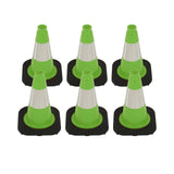Heavy-Duty Traffic Cones 12/18/28/36 Inch, PVC Safety Cone with Reflective Stripe